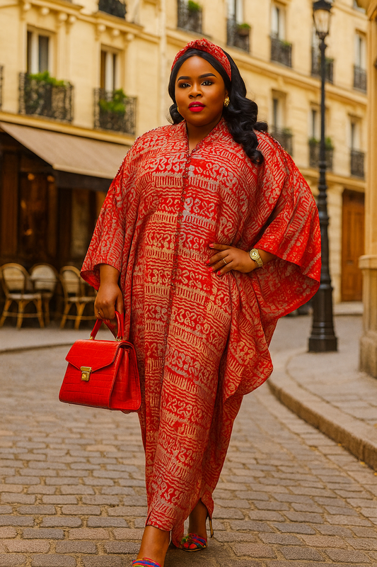 Tola Embellished Adire Bubu