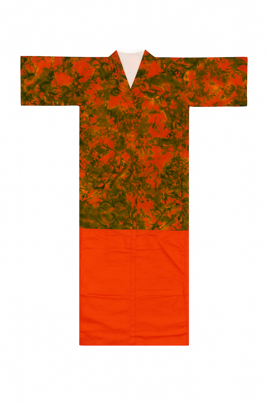 Adire Plain Cotton Bubu