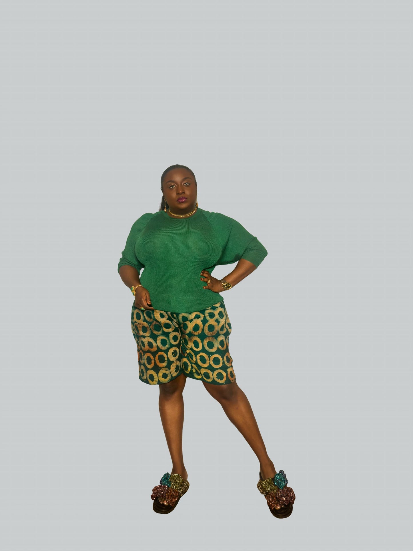 Adire High-Waist Short