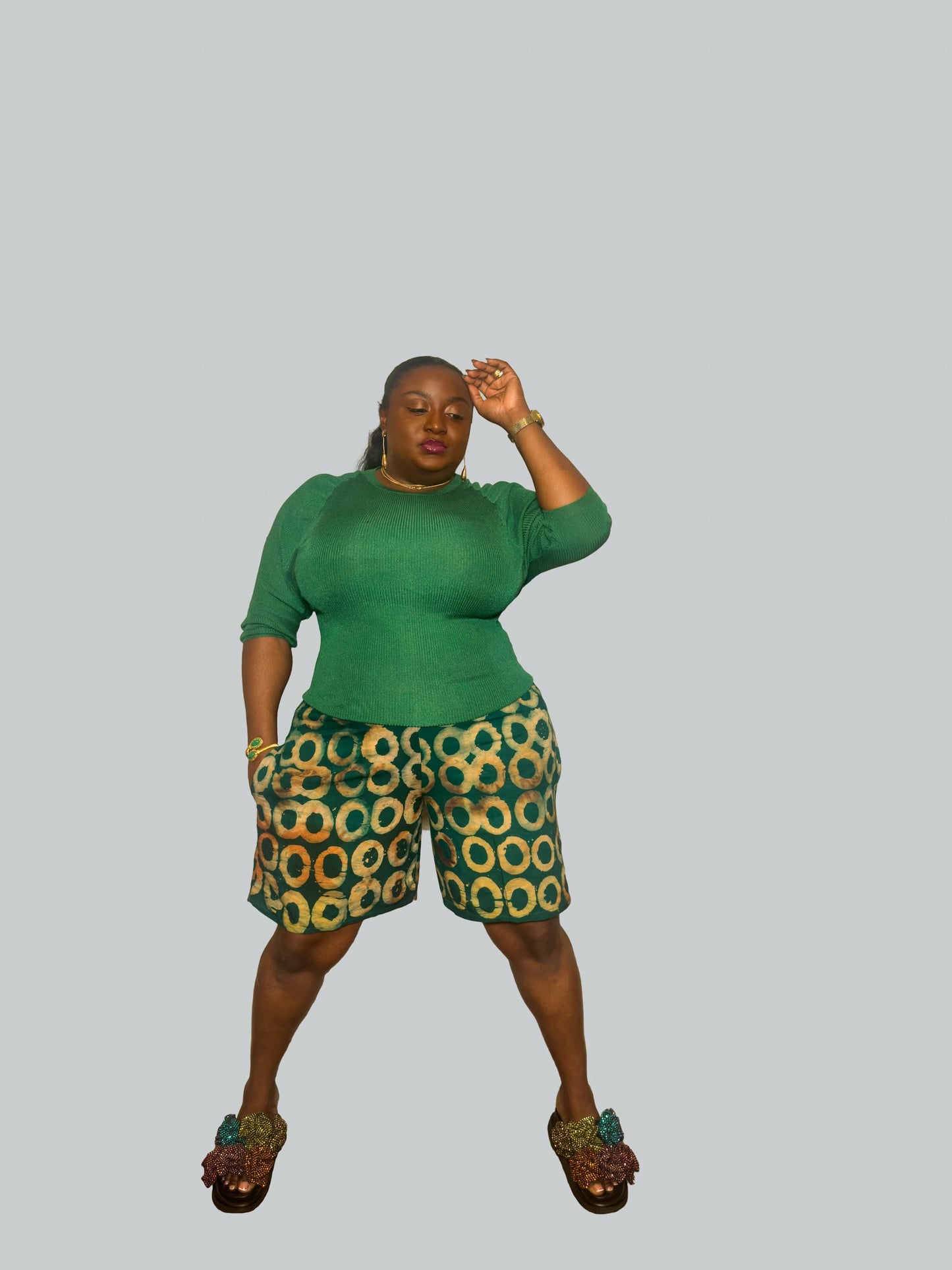 Adire High-Waist Short