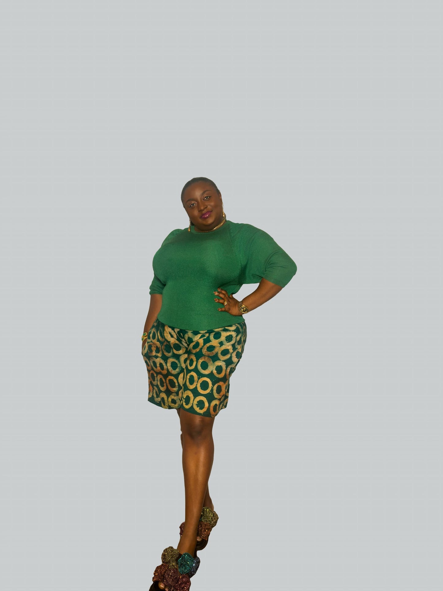 Adire High-Waist Short