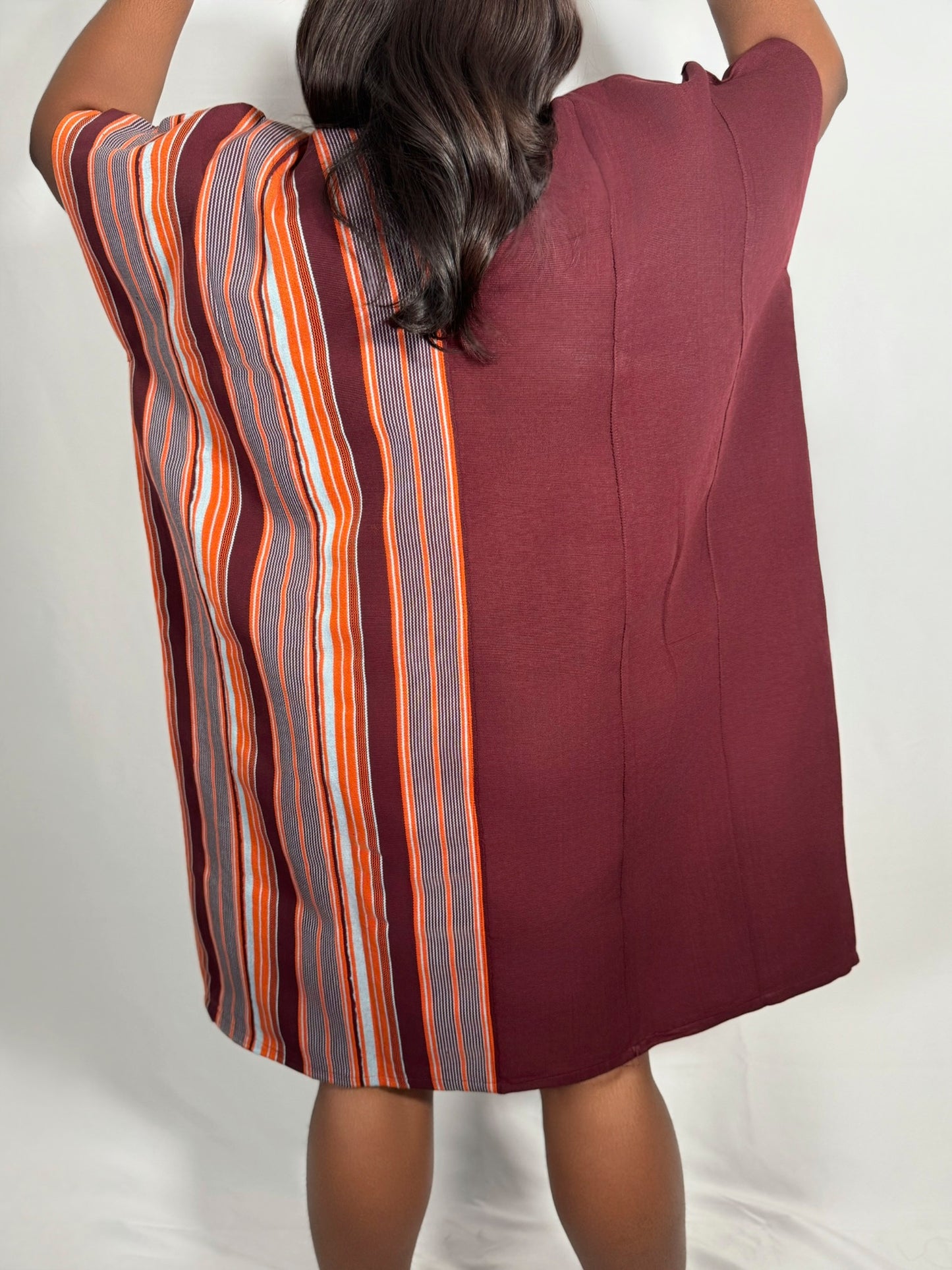 Aso-Oke Patch Bubu Dress