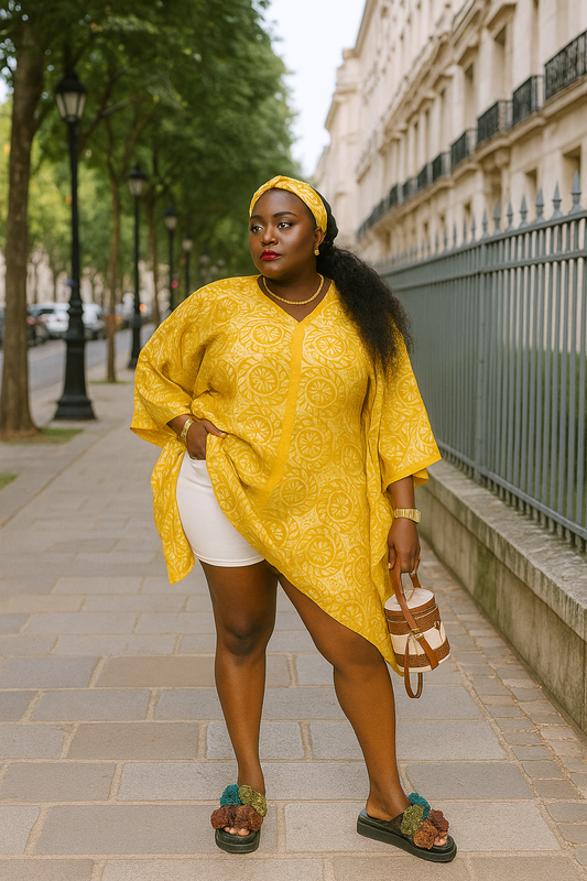 Adire Agbada Top