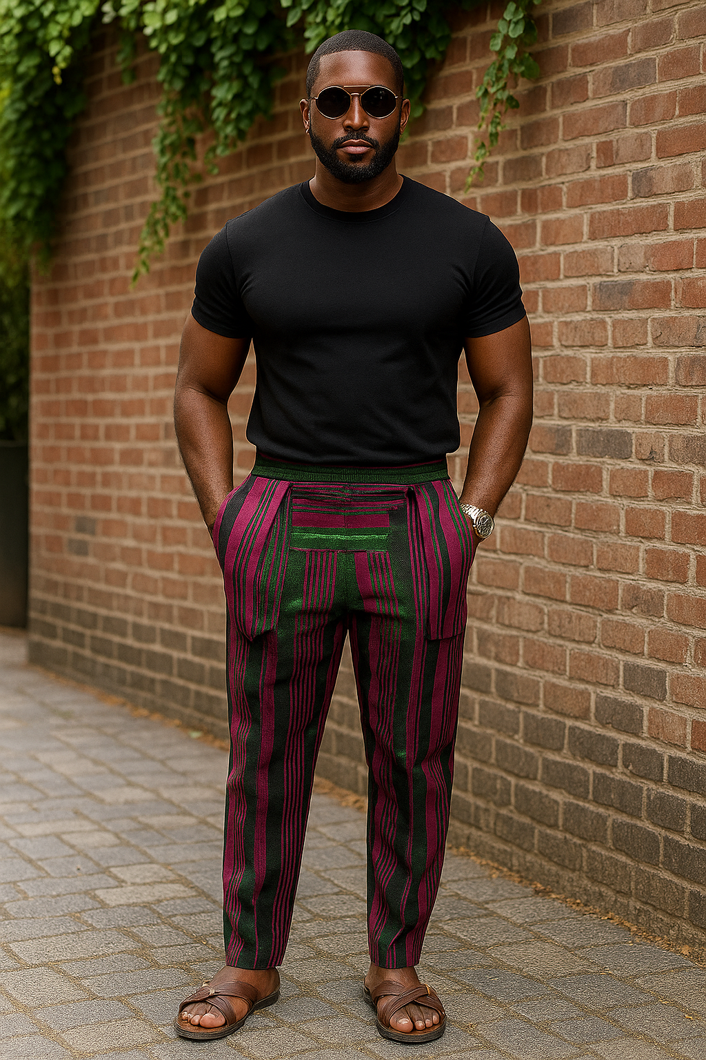 WOLE ASO-OKE PANTS