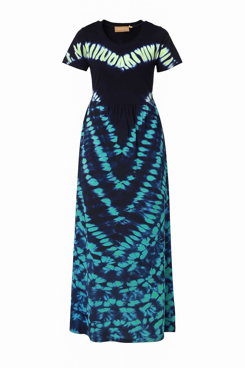 Cotton Tie-Dye Maxi Dress