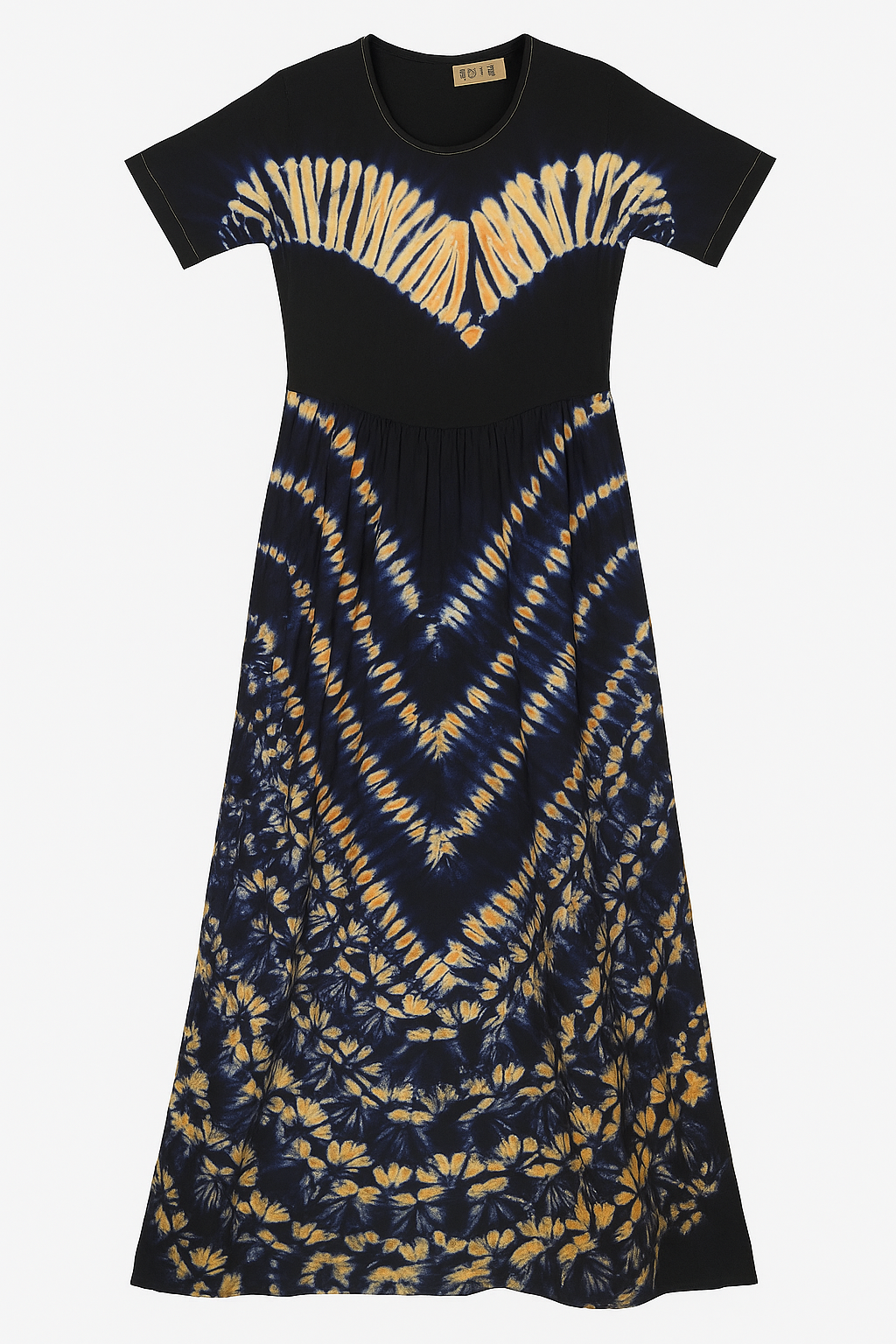 Cotton Tie-Dye Maxi Dress