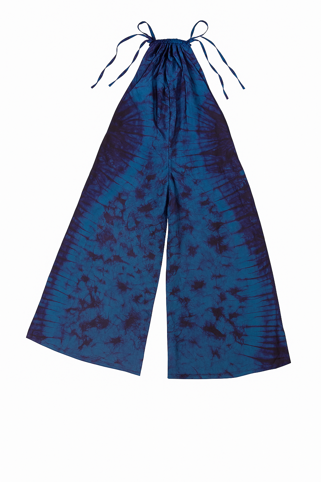 Adire Rayon Wide-Leg Jumpsuit