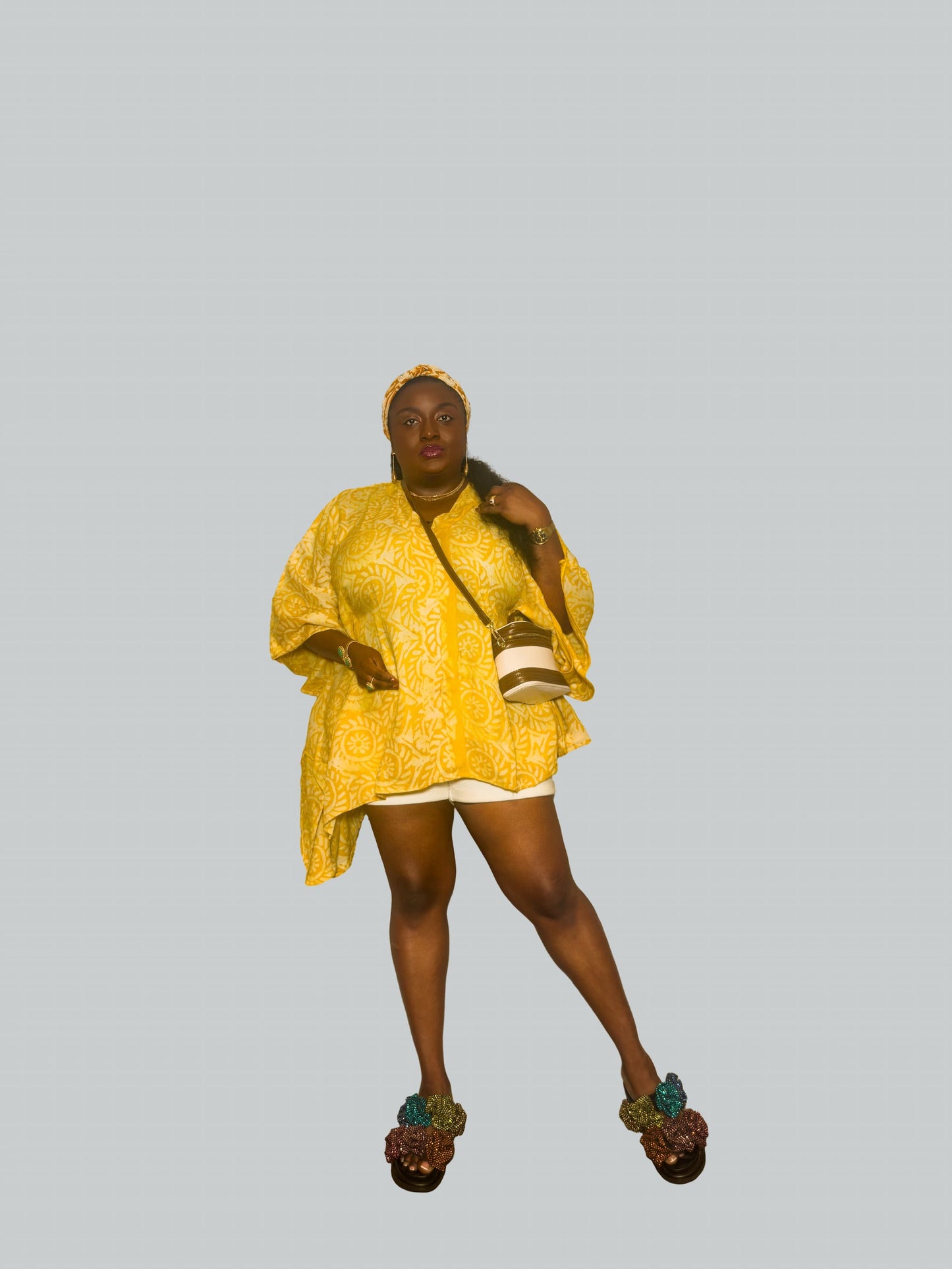 Adire Agbada Top