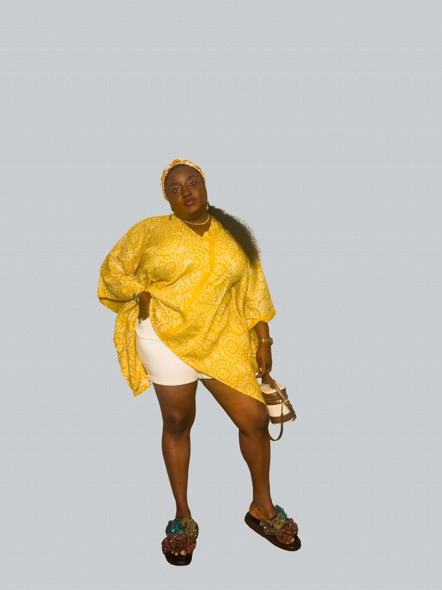 Adire Agbada Top