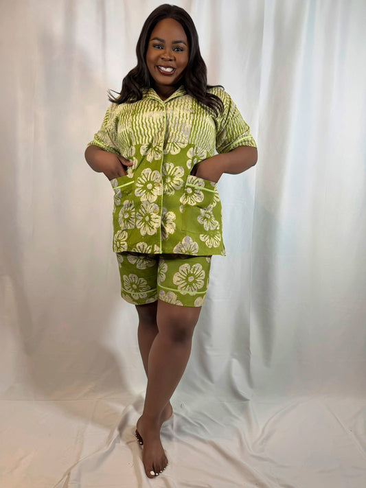 ZEE Adire Two-Piece Co-Ord Set